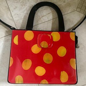 Sensational Pop Art Frascone Designer Handbag circa 1980s-90s